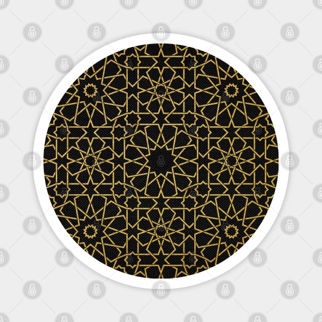 Arabic Gold pattern #3 Magnet by GreekTavern